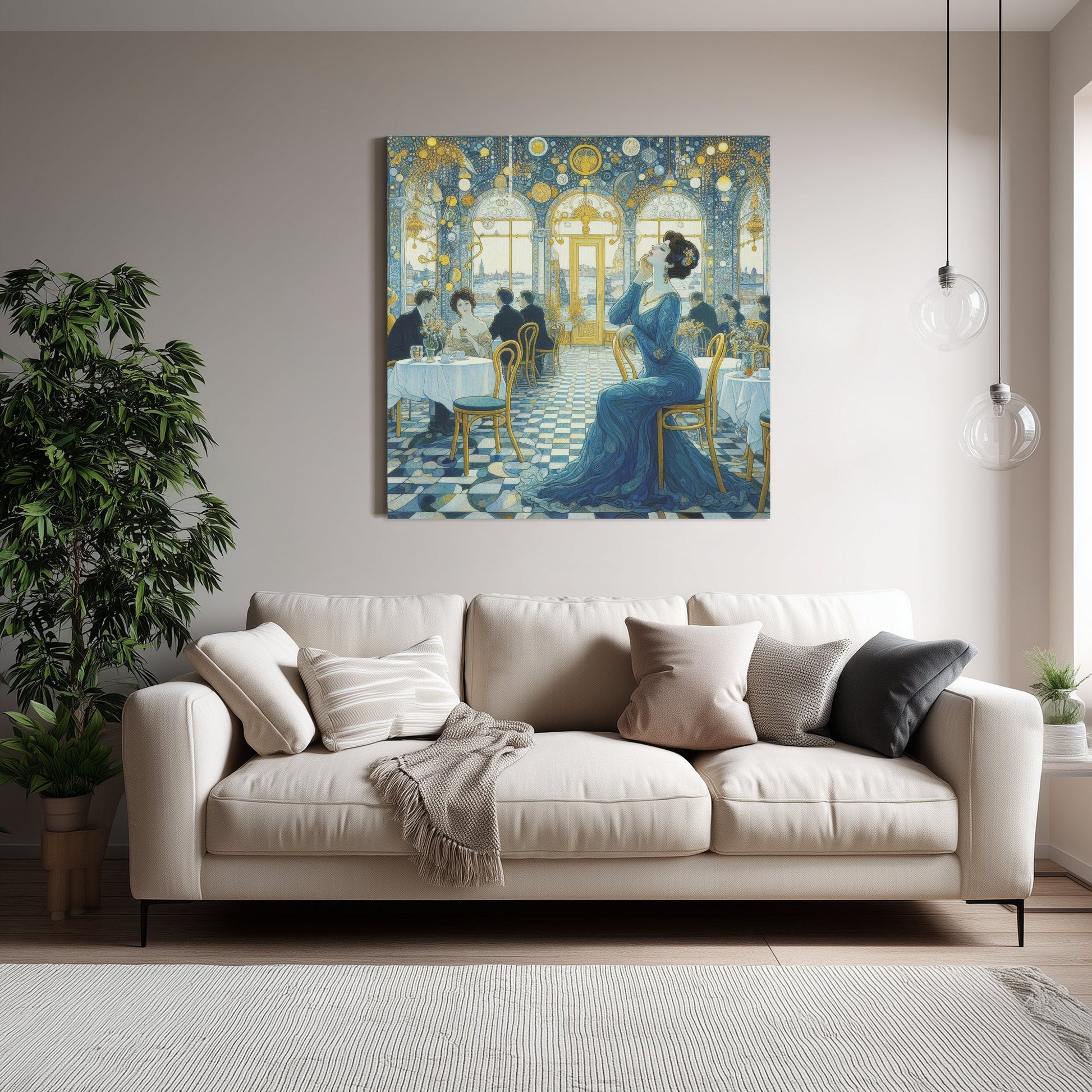 Julia 1:1 Ratio Canvas Print - Gregg Acini Adoree Designs - Made in US
