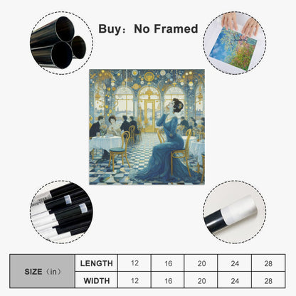 Julia 1:1 Ratio Canvas Print - Gregg Acini Adoree Designs - Made in US