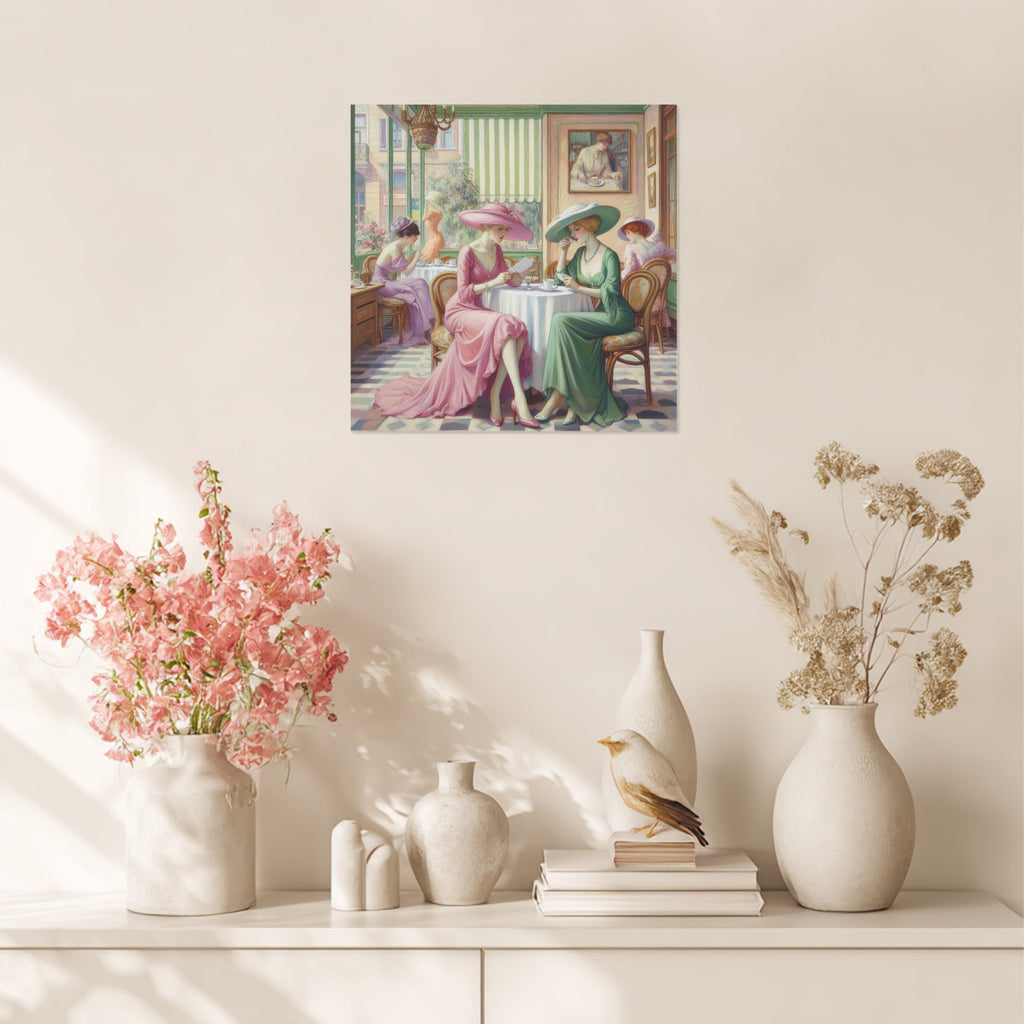 Kiffe Cafe 1:1 Ratio Canvas Painting - Gregg Acini Adoree Designs - Canvas