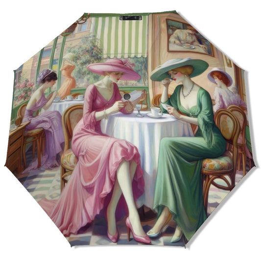 Kiffe Cafe UV Protection Umbrella - Gregg Acini Adoree Designs - Umbrella