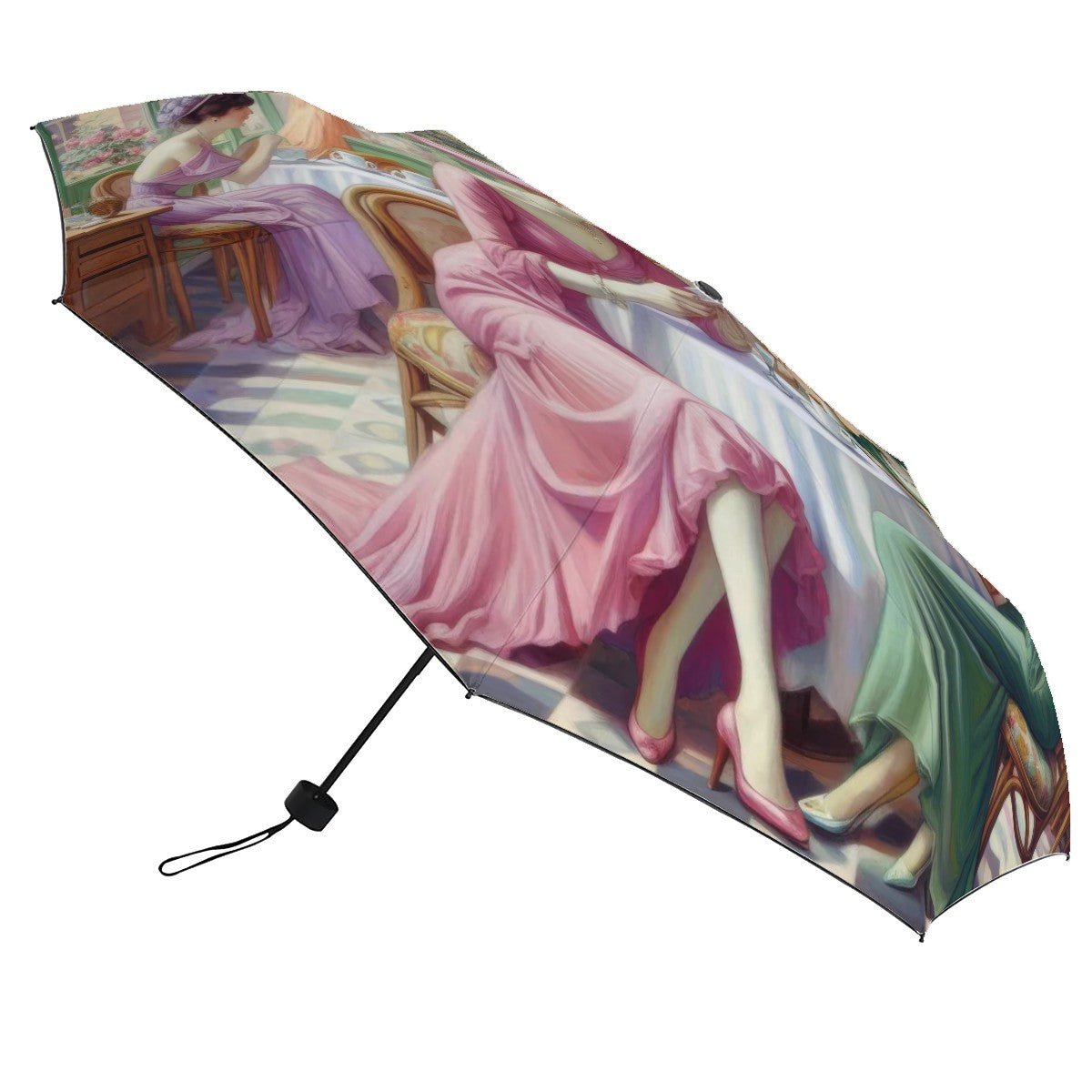 Kiffe Cafe UV Protection Umbrella - Gregg Acini Adoree Designs - Umbrella