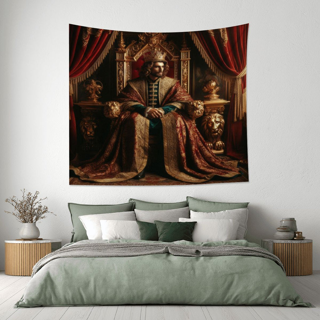 King 2 Lightweight Wall Tapestry (Fabric Wall Hanging - USA) - Gregg Acini Adoree Designs - Wall Coverings