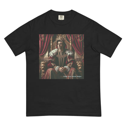 King1 Unisex garment - dyed heavyweight t-shirt - Gregg Acini Adoree Designs - Tee Shirt