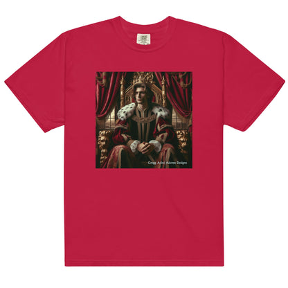 King1 Unisex garment - dyed heavyweight t-shirt - Gregg Acini Adoree Designs - Tee Shirt