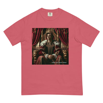 King1 Unisex garment - dyed heavyweight t-shirt - Gregg Acini Adoree Designs - Tee Shirt