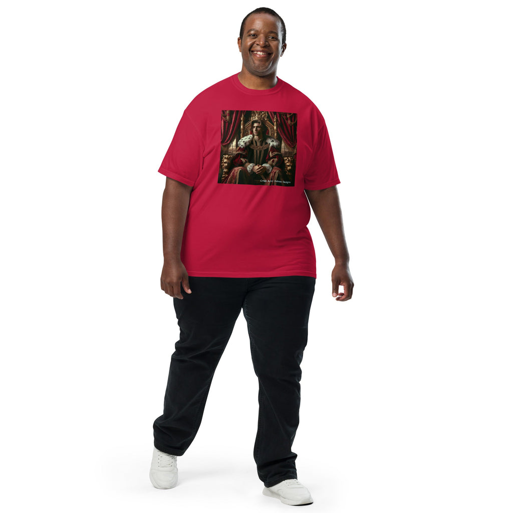 King1 Unisex garment - dyed heavyweight t-shirt - Gregg Acini Adoree Designs - Tee Shirt