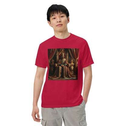 King2 Unisex garment - dyed heavyweight t-shirt - Gregg Acini Adoree Designs - Tee Shirt