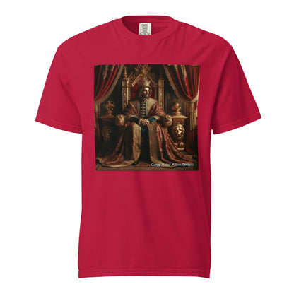 King2 Unisex garment - dyed heavyweight t-shirt - Gregg Acini Adoree Designs - Tee Shirt