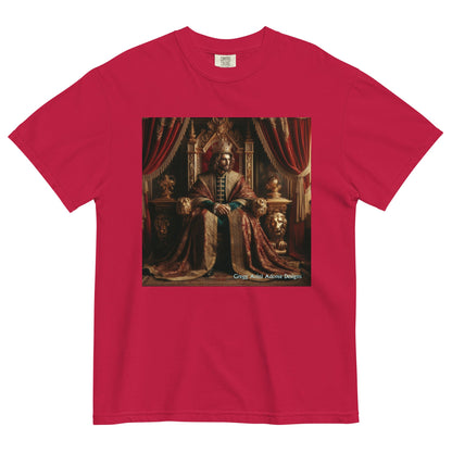 King2 Unisex garment - dyed heavyweight t-shirt - Gregg Acini Adoree Designs - Tee Shirt