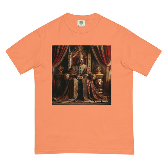King2 Unisex garment - dyed heavyweight t-shirt - Gregg Acini Adoree Designs - Tee Shirt