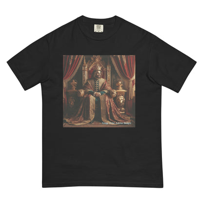 King2 Unisex garment - dyed heavyweight t-shirt - Gregg Acini Adoree Designs - Tee Shirt