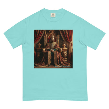 King2 Unisex garment - dyed heavyweight t-shirt - Gregg Acini Adoree Designs - Tee Shirt
