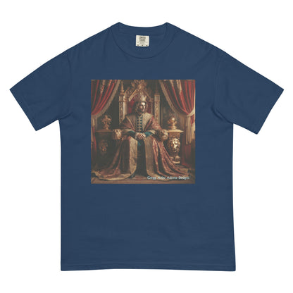 King2 Unisex garment - dyed heavyweight t-shirt - Gregg Acini Adoree Designs - Tee Shirt