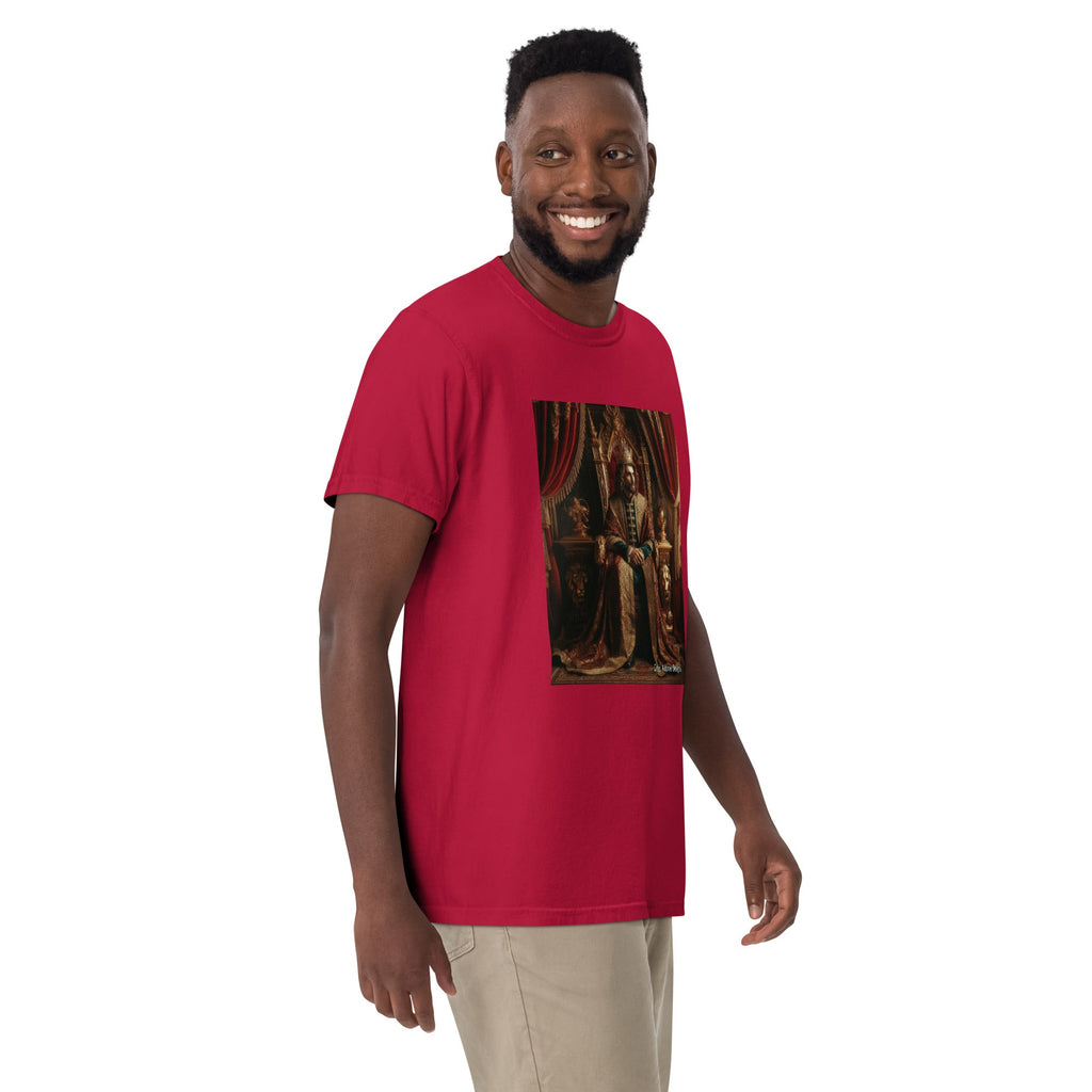 King2 Unisex garment - dyed heavyweight t-shirt - Gregg Acini Adoree Designs - Tee Shirt