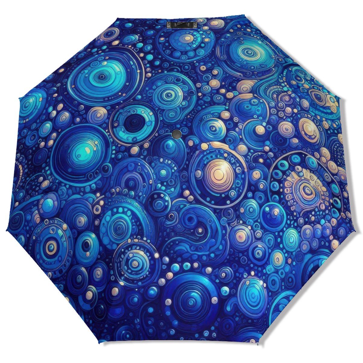KL - DkBlue1 UV Protection Umbrella - Gregg Acini Adoree Designs - Umbrella