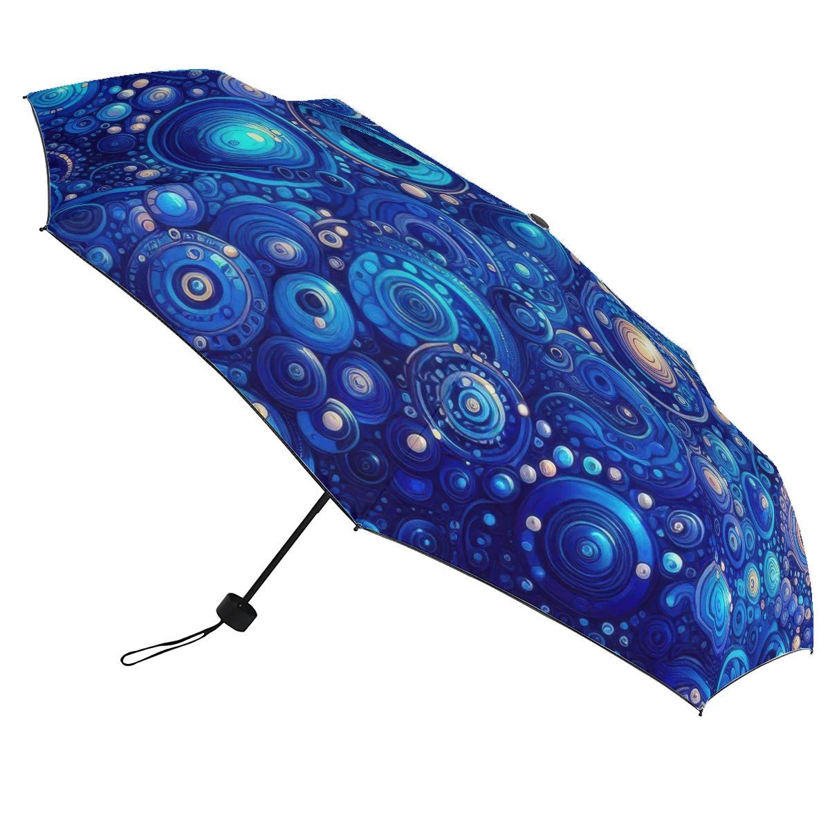 KL - DkBlue1 UV Protection Umbrella - Gregg Acini Adoree Designs - Umbrella