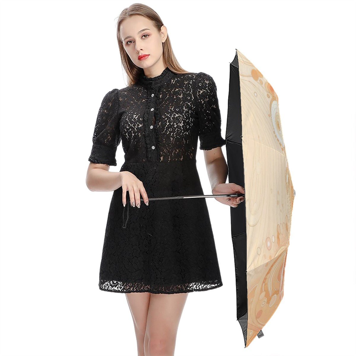 KL - Peach1 UV Protection Umbrella - Gregg Acini Adoree Designs - Umbrella