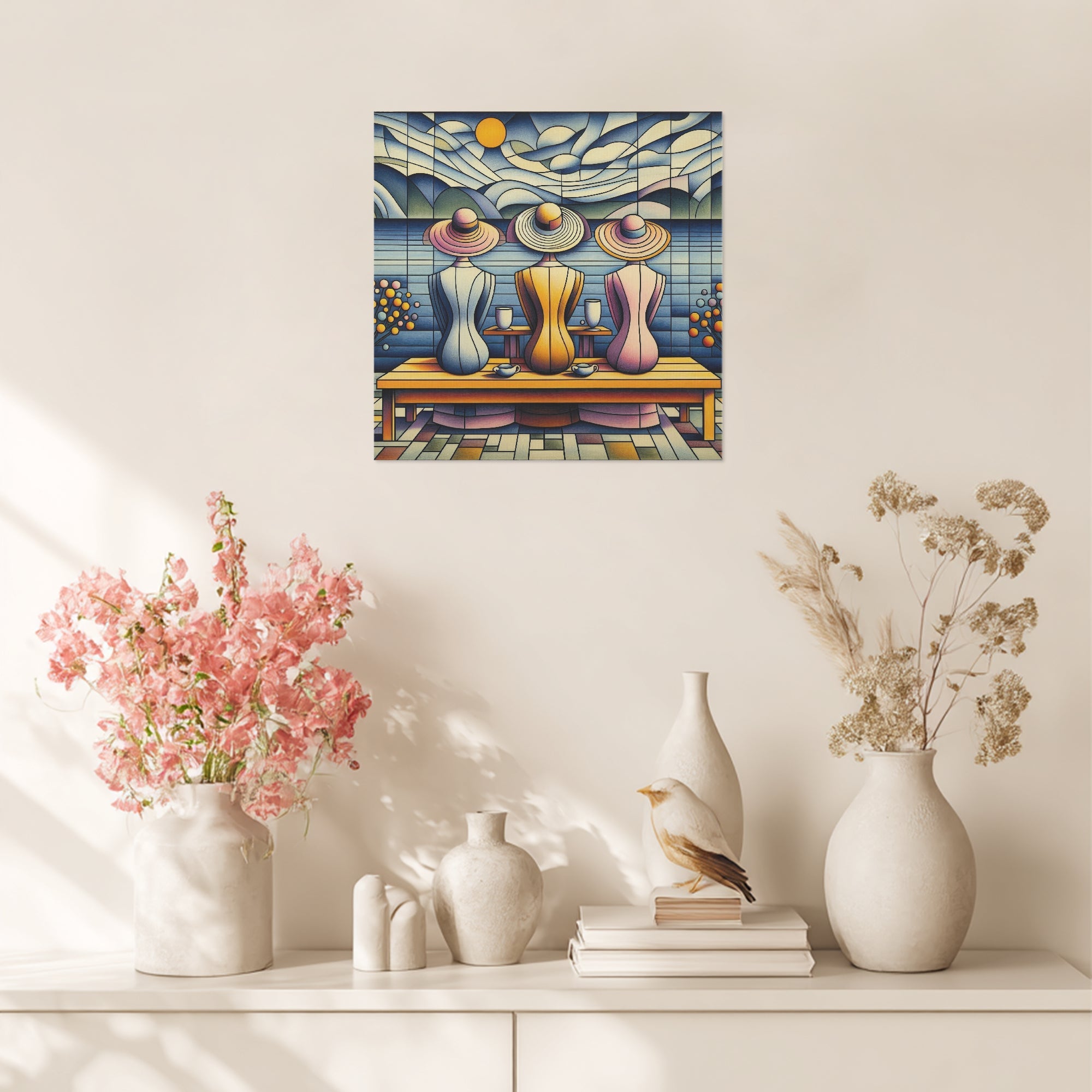 Klee Ladies 3 1:1 Ratio Canvas Painting - Gregg Acini Adoree Designs - Canvas