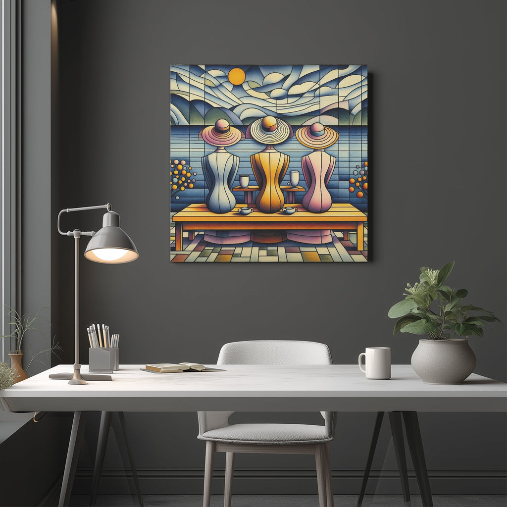 Klee Ladies 3 1:1 Ratio Canvas Painting - Gregg Acini Adoree Designs - Canvas