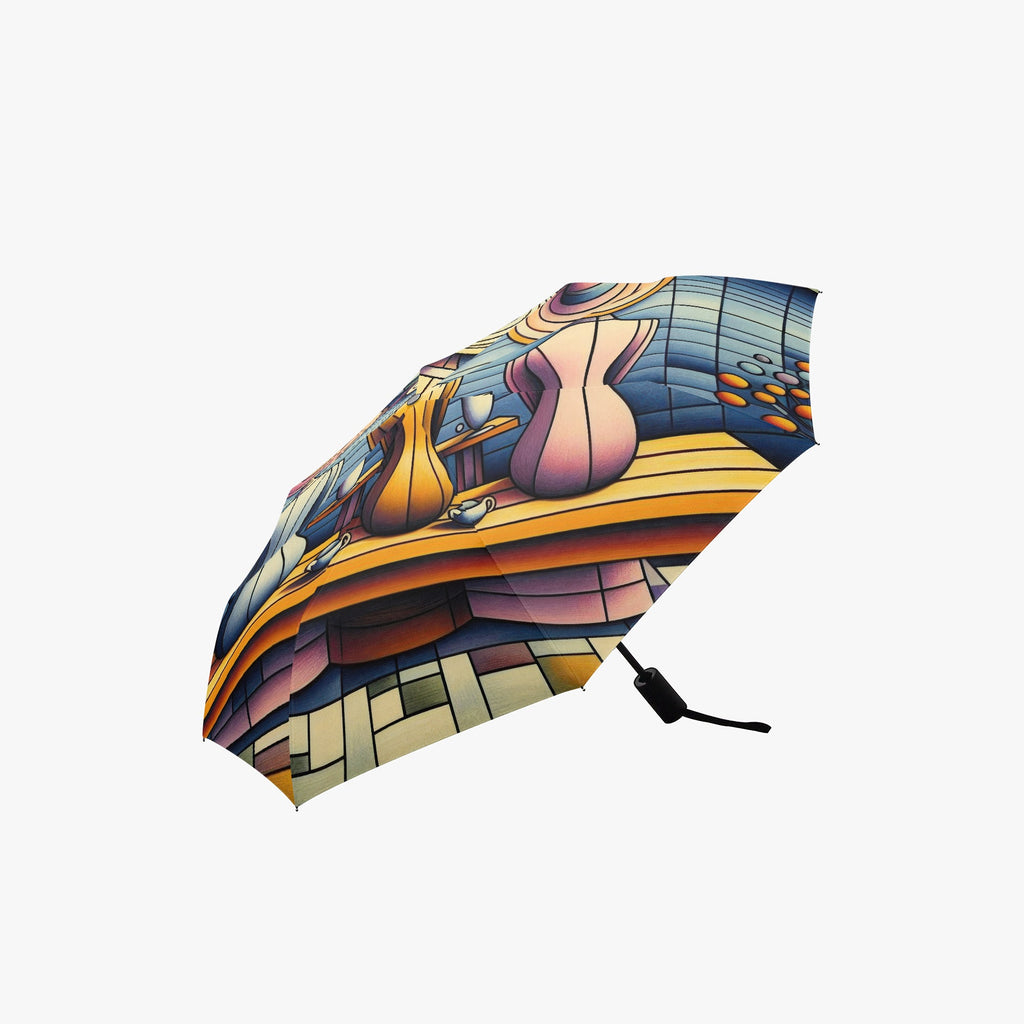 Klee Ladies 3 Automatic Folding Umbrella - Gregg Acini Adoree Designs - Umbrella