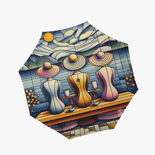 Klee Ladies 3 Automatic Folding Umbrella - Gregg Acini Adoree Designs - Umbrella