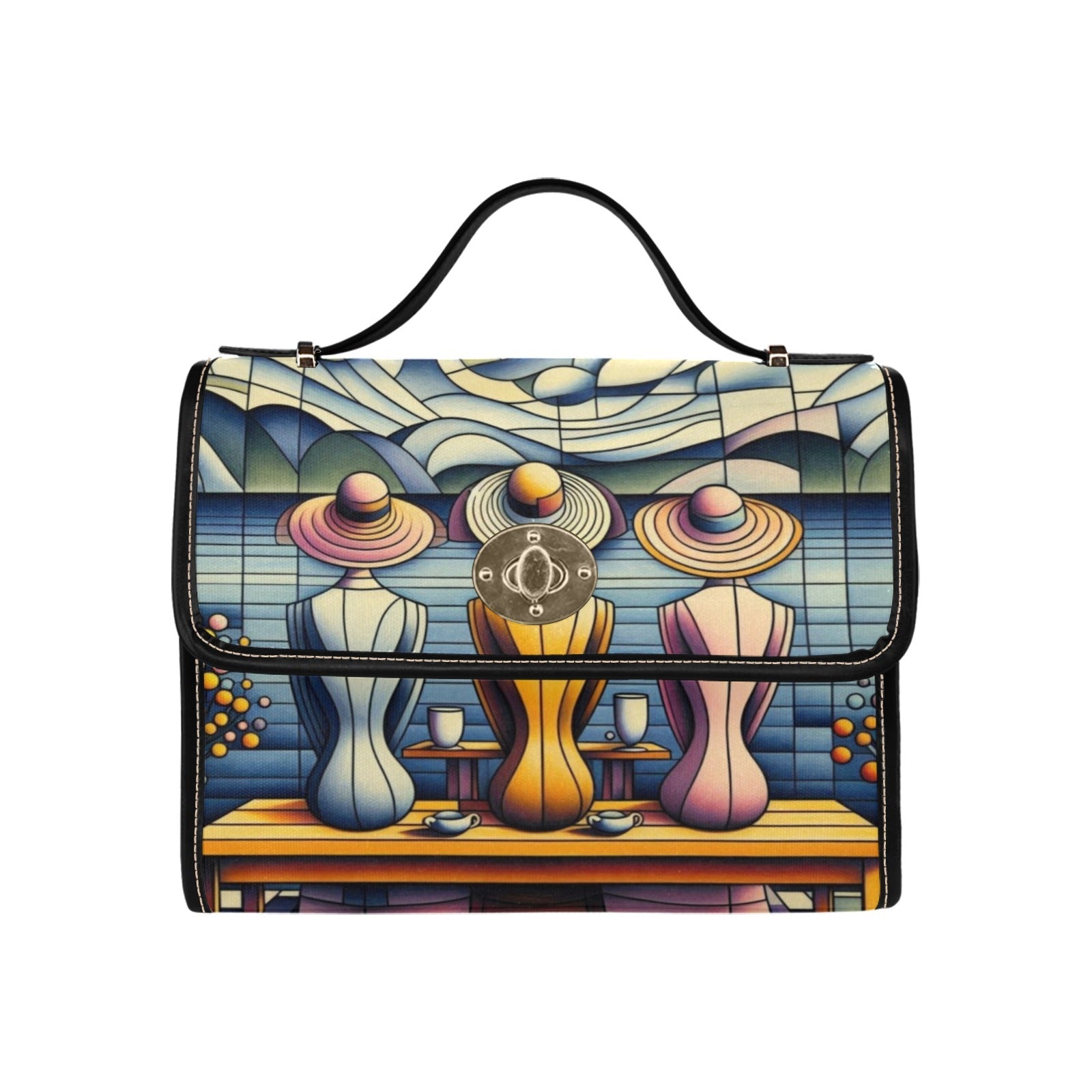 Klee Ladies 3 Waterproof Canvas Bag - Gregg Acini Adoree Designs - Satchel