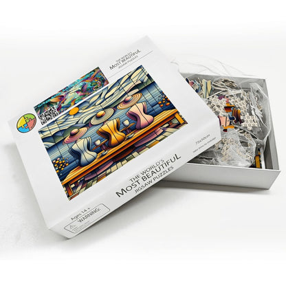 Klee Ladies 3 Wooden Jigsaw Puzzles 1000 pcs - Gregg Acini Adoree Designs - Jigsaw Puzzle