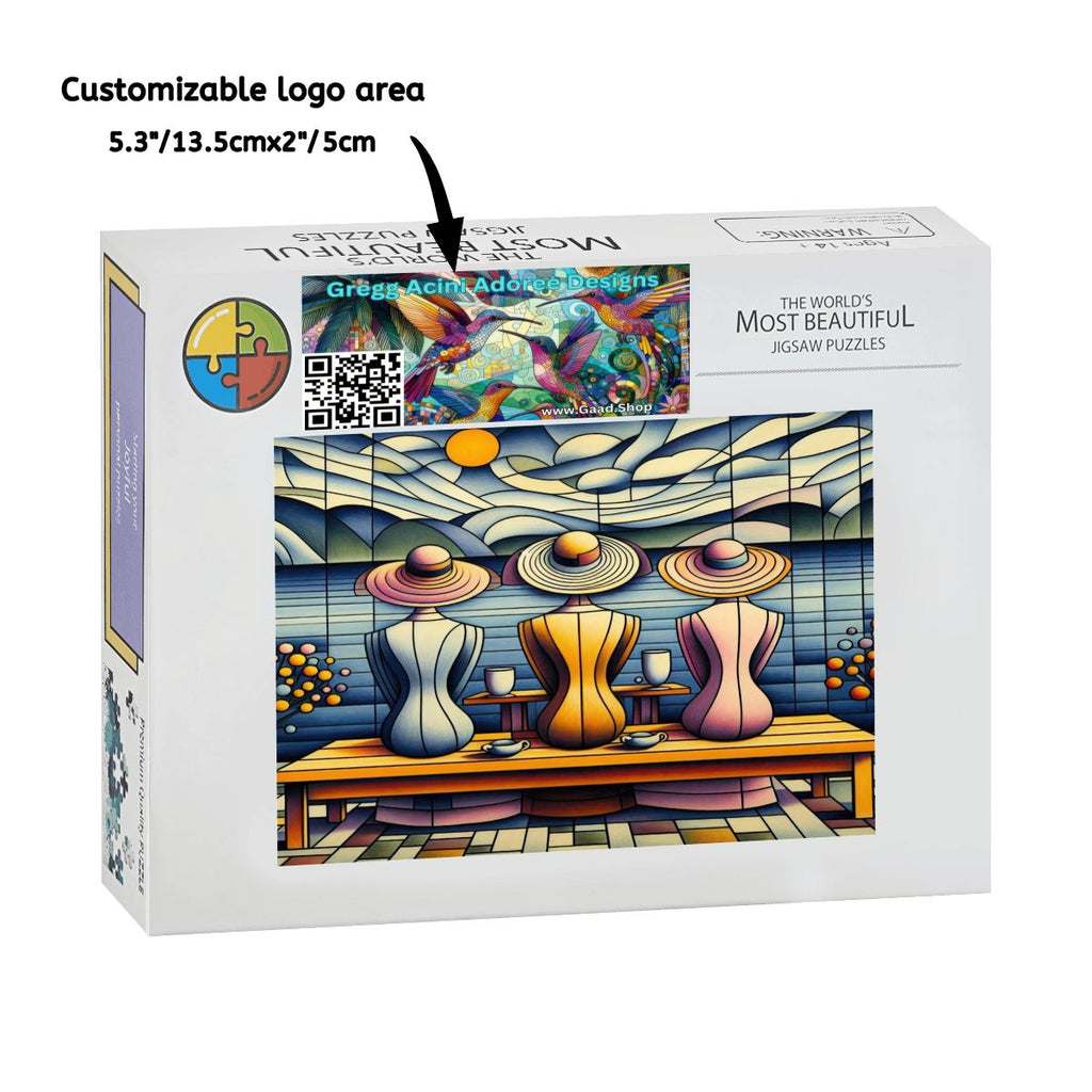 Klee Ladies 3 Wooden Jigsaw Puzzles 1000 pcs - Gregg Acini Adoree Designs - Jigsaw Puzzle