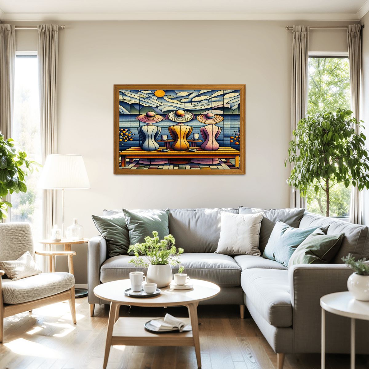 Klee Ladies 3 Wooden Jigsaw Puzzles 1000 pcs - Gregg Acini Adoree Designs - Jigsaw Puzzle