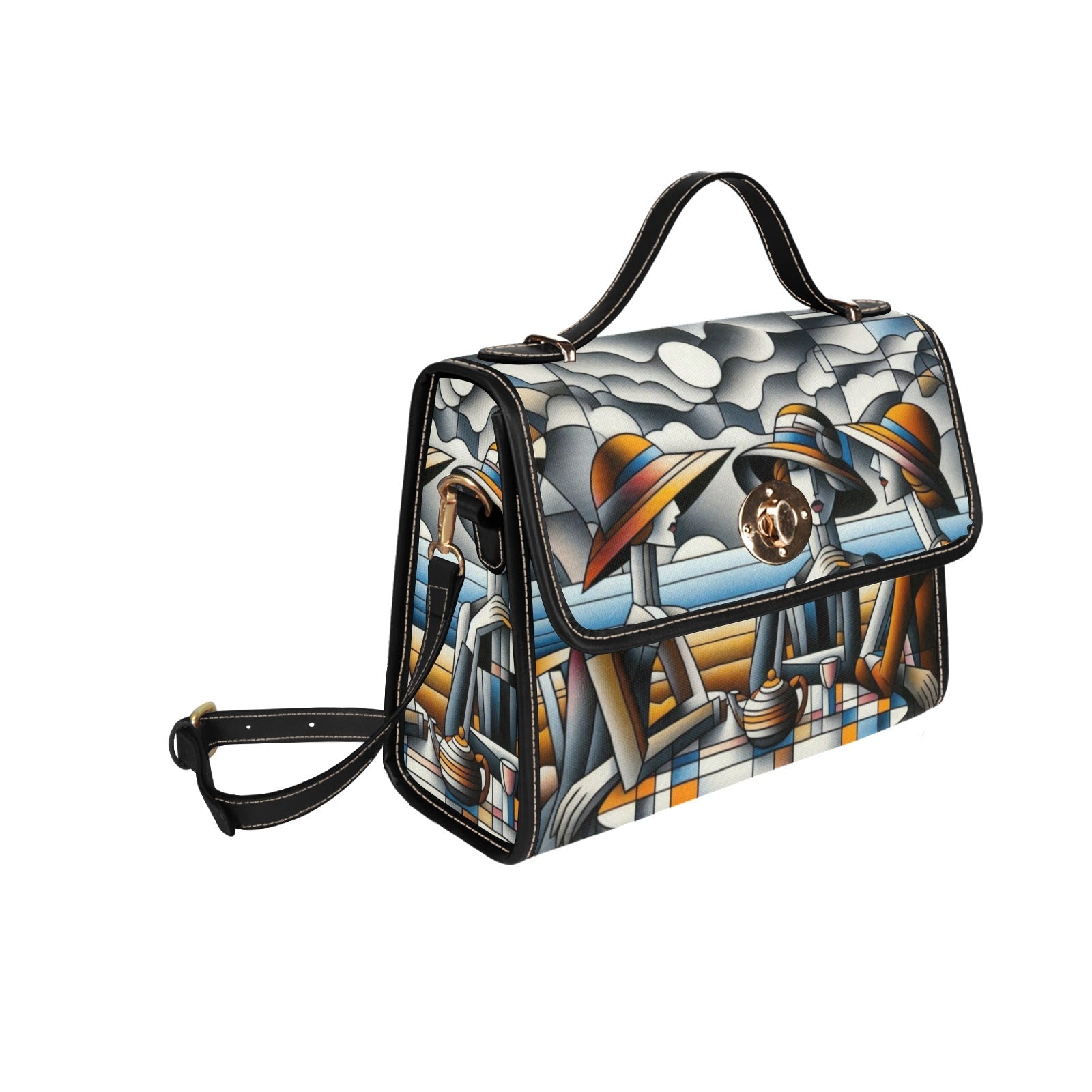 Klee Ladies 4 Waterproof Canvas Bag - Gregg Acini Adoree Designs - Satchel