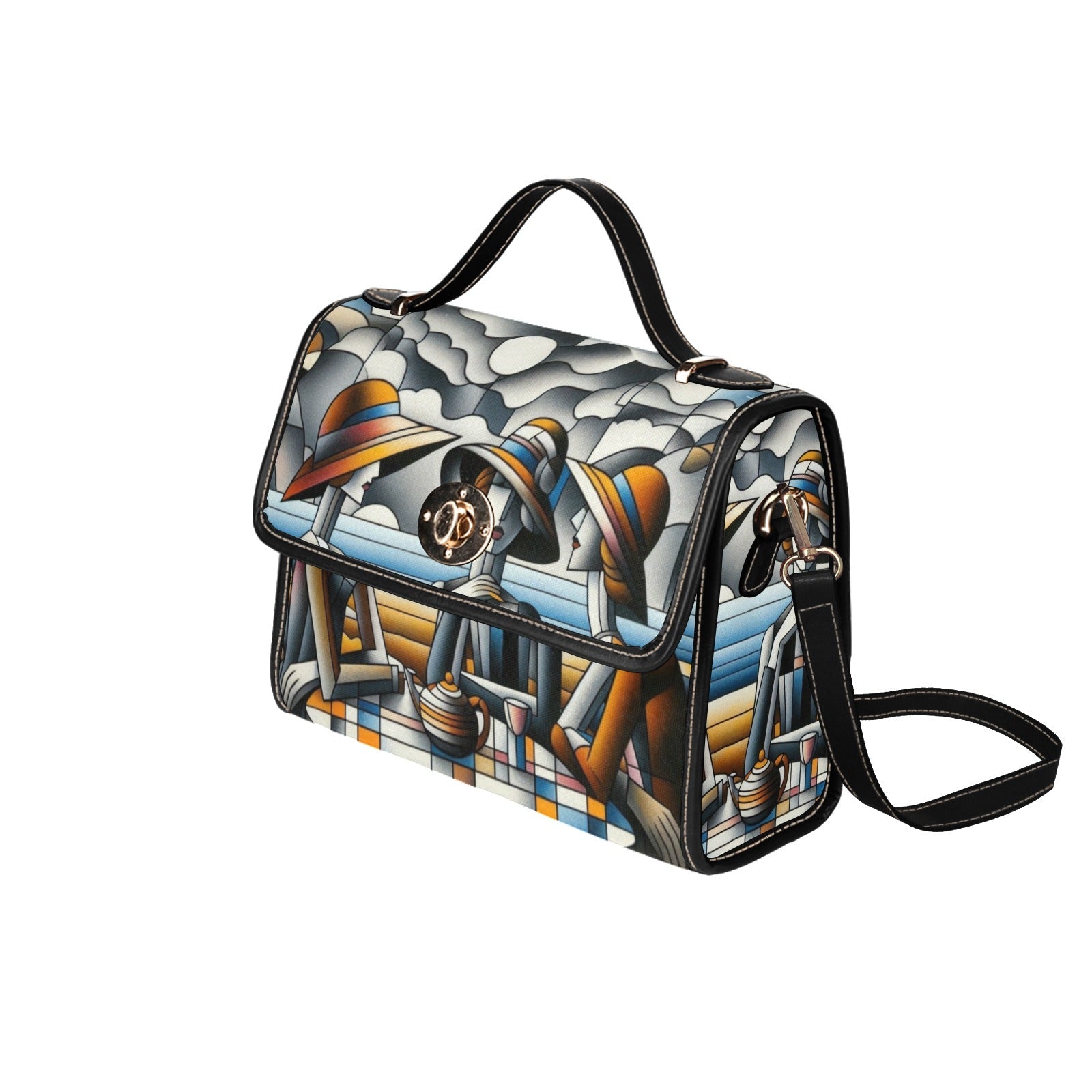 Klee Ladies 4 Waterproof Canvas Bag - Gregg Acini Adoree Designs - Satchel