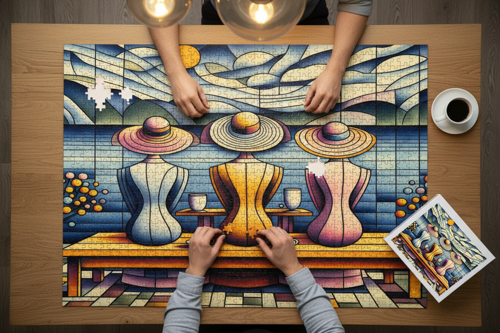 Ladies Facing the Sea Puzzle Lifestyle v3