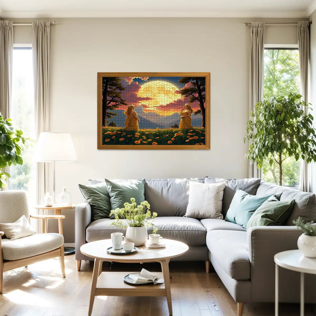 Ladies of the Mood Wooden Jigsaw Puzzles 1000 pcs (Horizontal) - Gregg Acini Adoree Designs - Jigsaw Puzzle