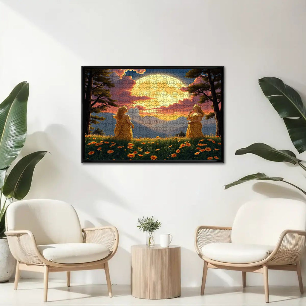 Ladies of the Mood Wooden Jigsaw Puzzles 1000 pcs (Horizontal) - Gregg Acini Adoree Designs - Jigsaw Puzzle