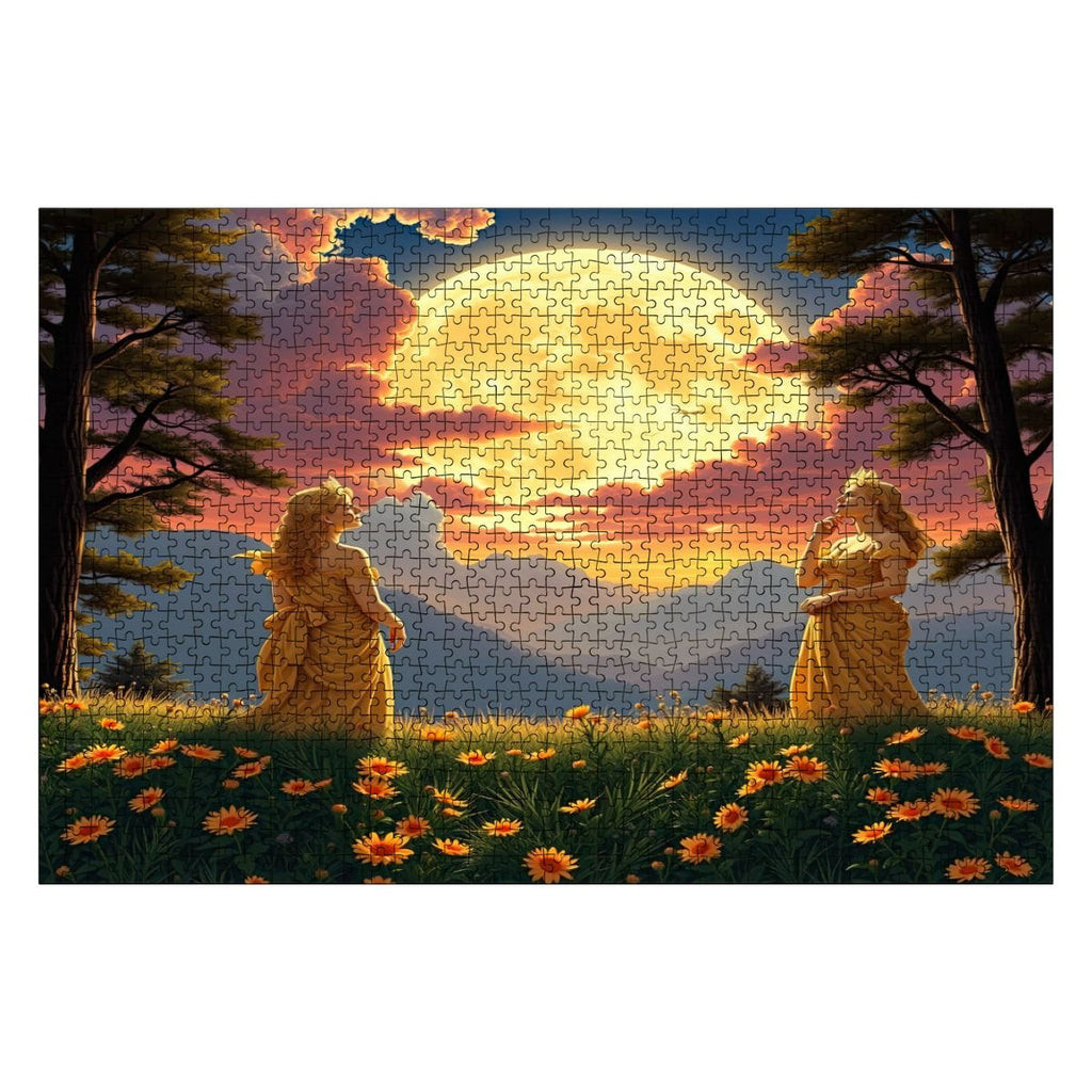 Ladies of the Mood Wooden Jigsaw Puzzles 1000 pcs (Horizontal) - Gregg Acini Adoree Designs - Jigsaw Puzzle