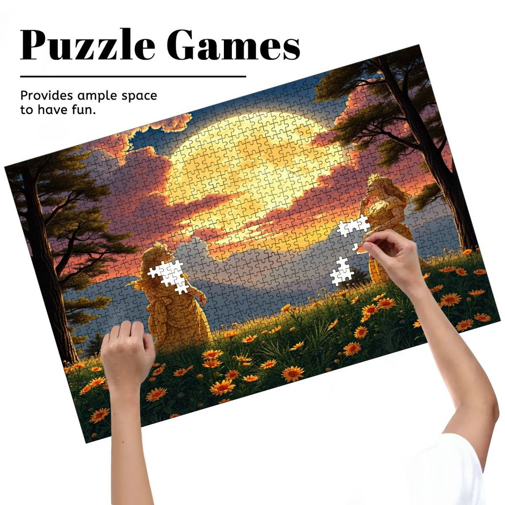 Ladies of the Mood Wooden Jigsaw Puzzles 1000 pcs (Horizontal) - Gregg Acini Adoree Designs - Jigsaw Puzzle