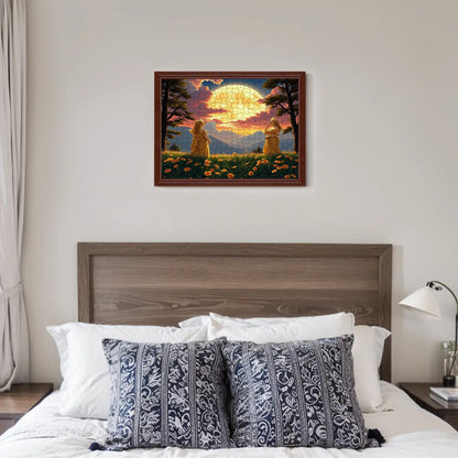 Ladies of the Mood Wooden Jigsaw Puzzles 500 pcs (Horizontal) - Gregg Acini Adoree Designs - Jigsaw Puzzle