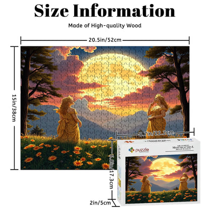 Ladies of the Mood Wooden Jigsaw Puzzles 500 pcs (Horizontal) - Gregg Acini Adoree Designs - Jigsaw Puzzle