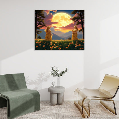 Ladies of the Moon Frameless Paint by Numbers Kit for Adults (Horizontal) - Gregg Acini Adoree Designs - Paint by Numbers