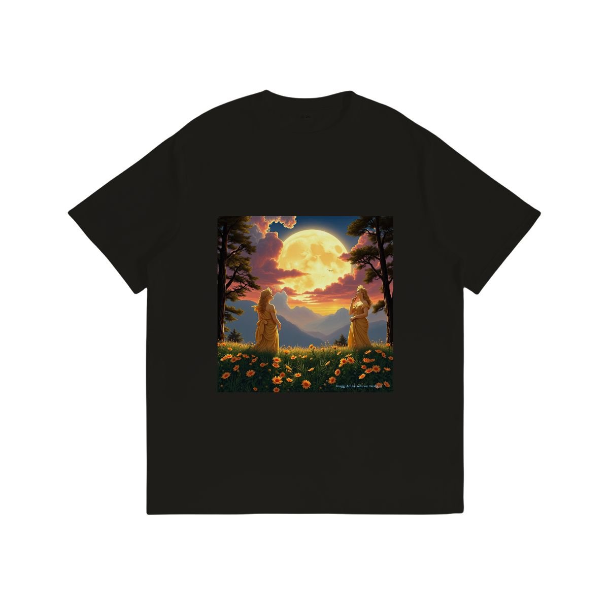 Ladies of the Moon - Gildan 5000 Unisex Cotton Tee - Gregg Acini Adoree Designs - T-Shirt