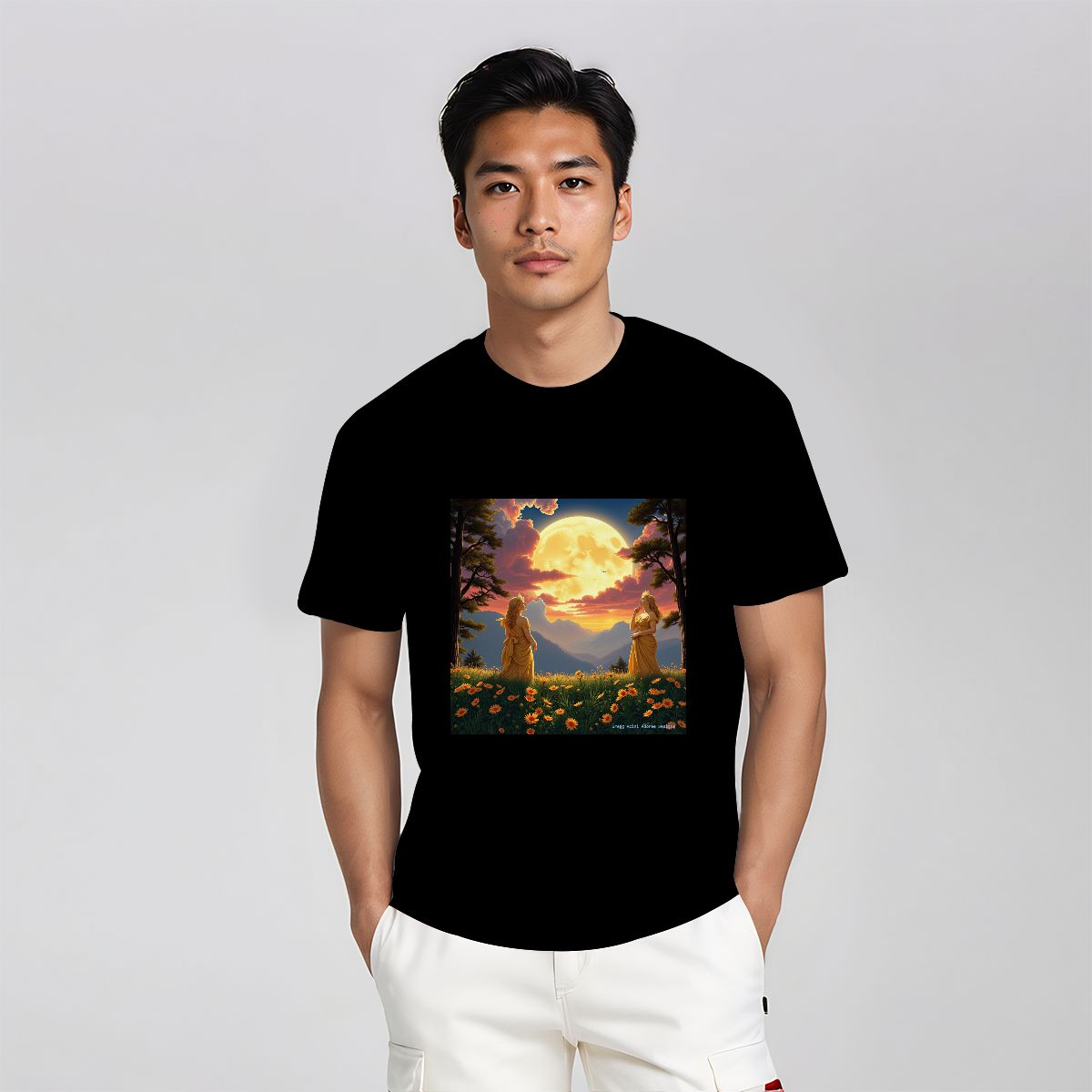 Ladies of the Moon - Gildan 5000 Unisex Cotton Tee - Gregg Acini Adoree Designs - T-Shirt