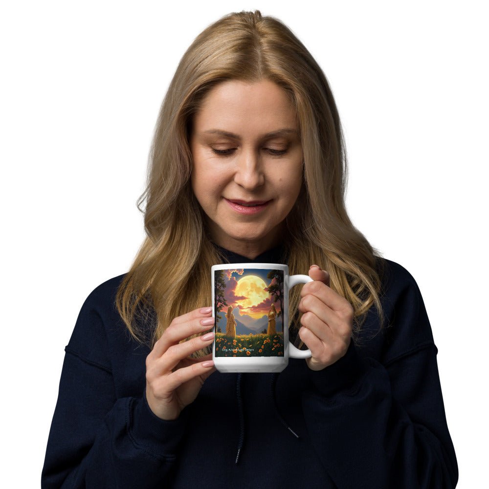 Ladies of the Moon White glossy mug - Gregg Acini Adoree Designs - Mug