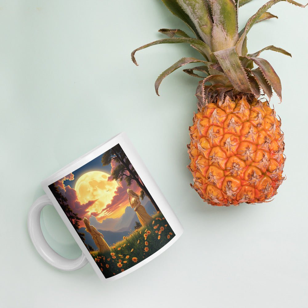 Ladies of the Moon White glossy mug - Gregg Acini Adoree Designs - Mug
