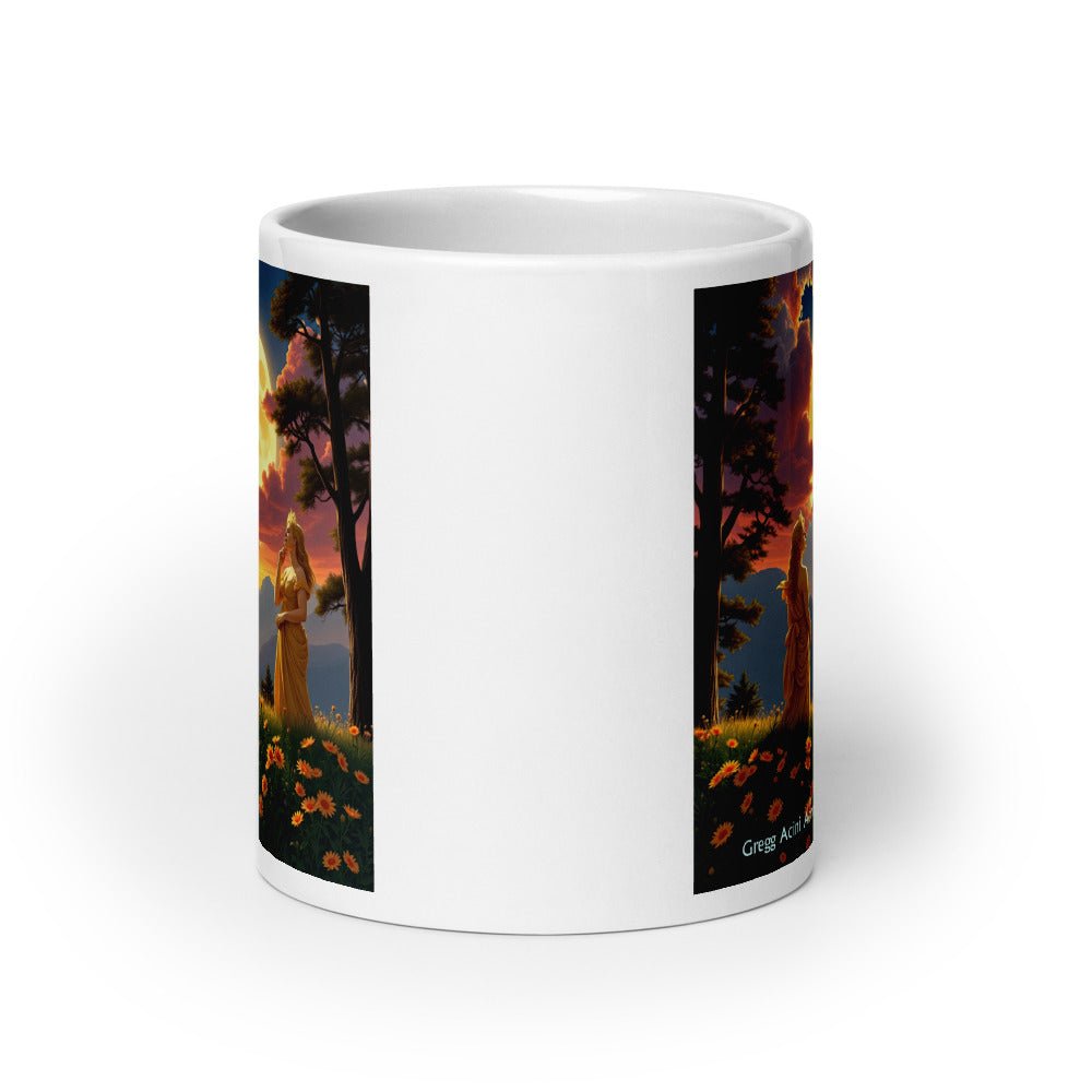 Ladies of the Moon White glossy mug - Gregg Acini Adoree Designs - Mug