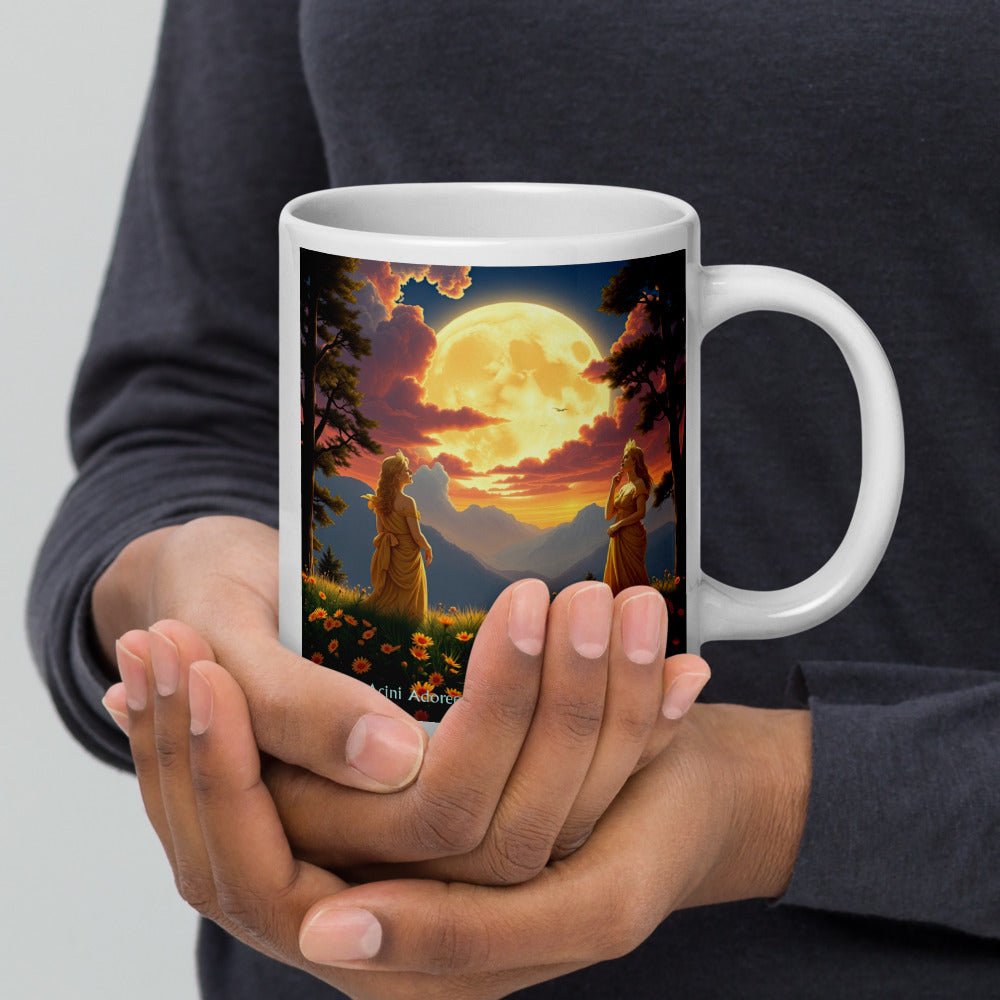 Ladies of the Moon White glossy mug - Gregg Acini Adoree Designs - Mug