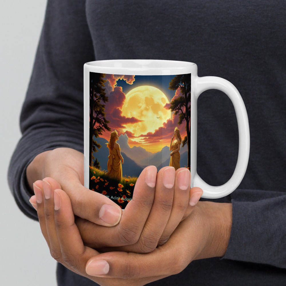 Ladies of the Moon White glossy mug - Gregg Acini Adoree Designs - Mug