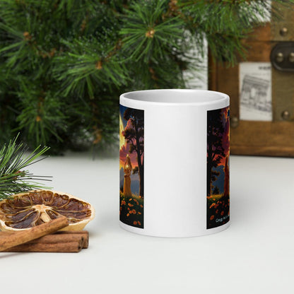 Ladies of the Moon White glossy mug - Gregg Acini Adoree Designs - Mug