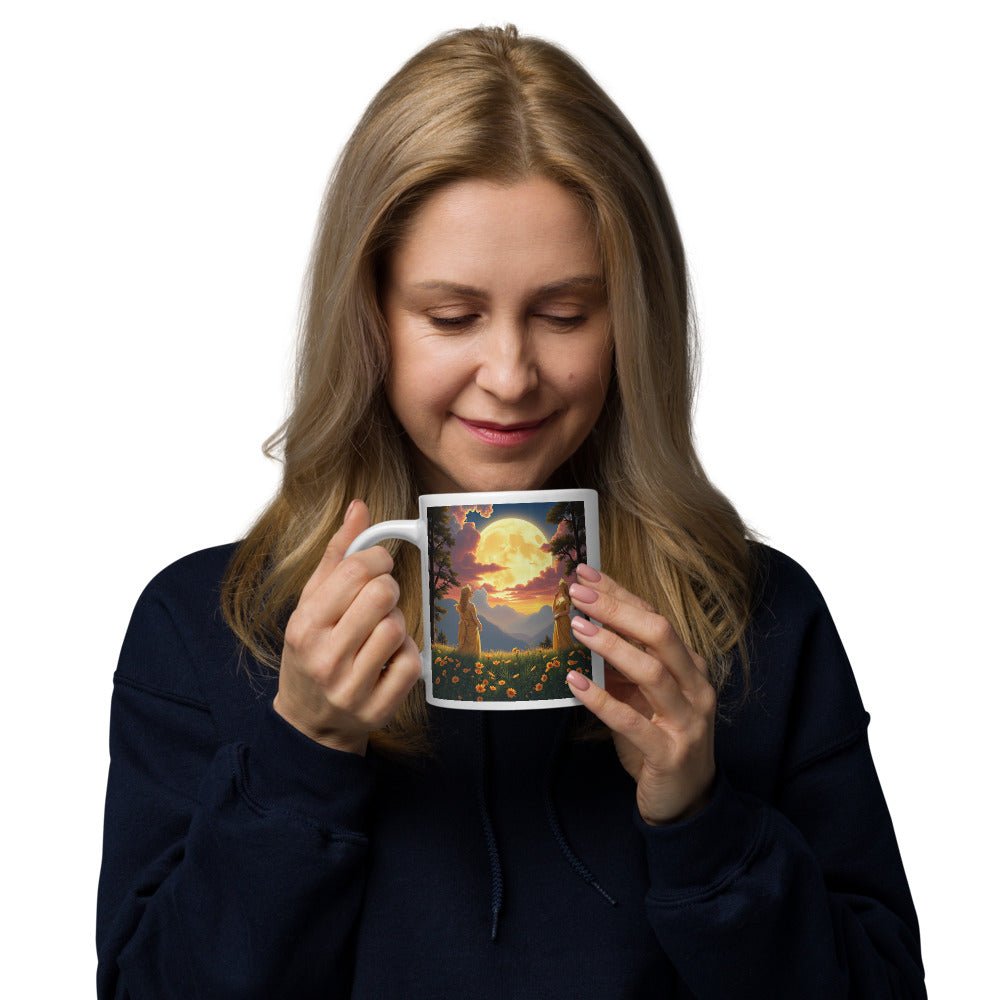 Ladies of the Moon White glossy mug - Gregg Acini Adoree Designs - Mug