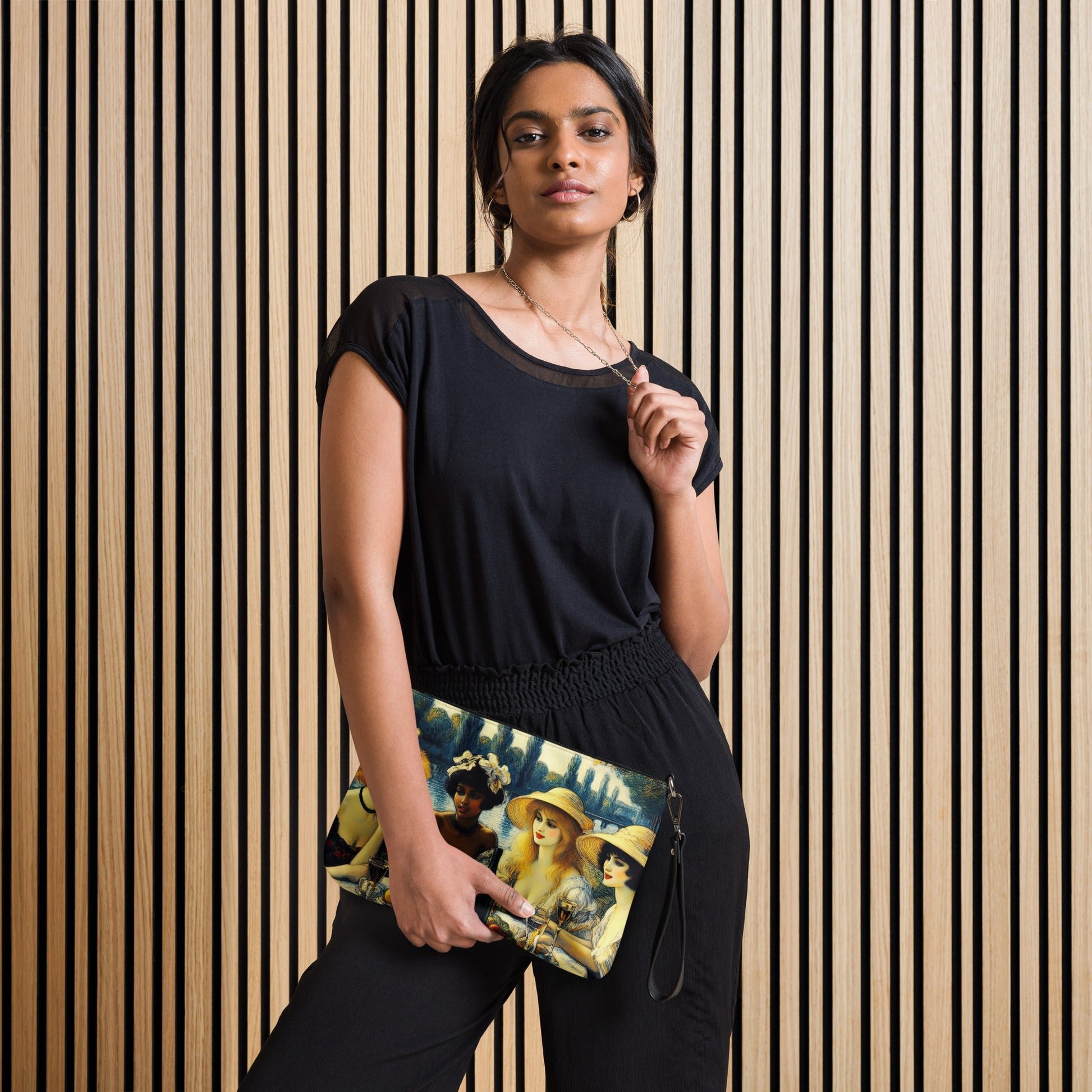 Ladies with Fruit Crossbody bag - Gregg Acini Adoree Designs - Handbag