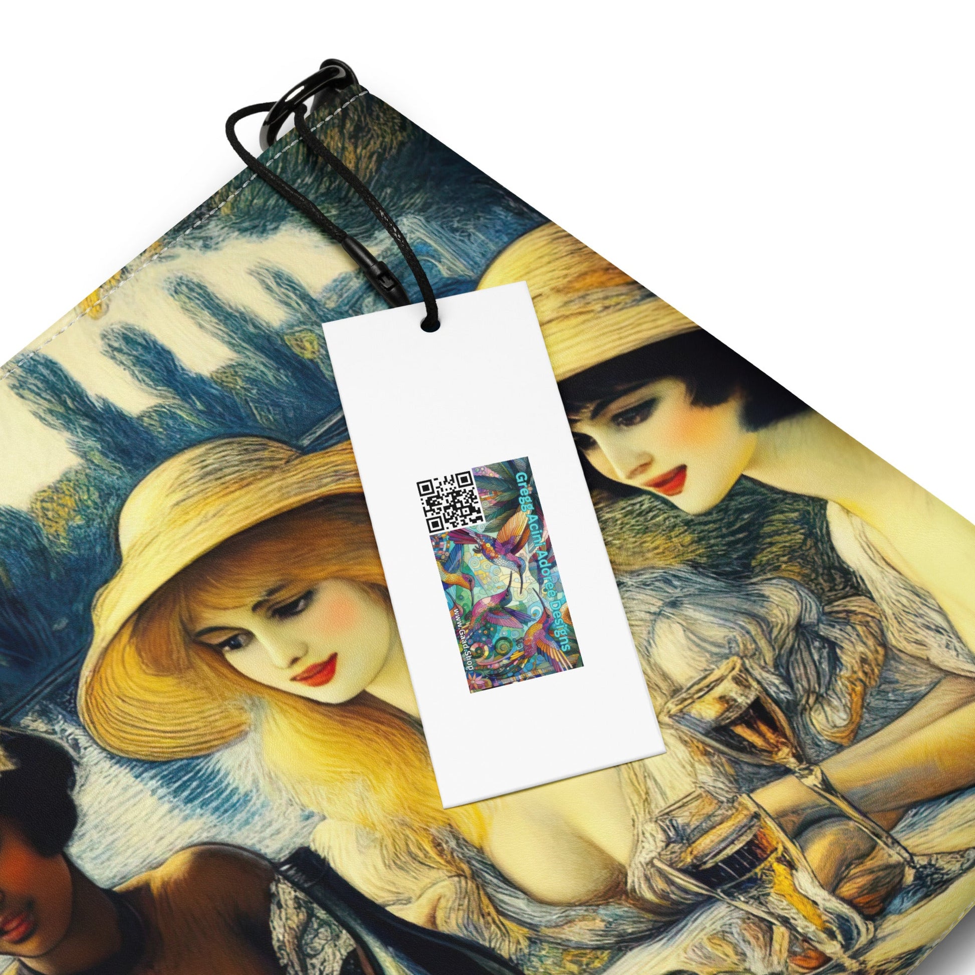 Ladies with Fruit Crossbody bag - Gregg Acini Adoree Designs - Handbag